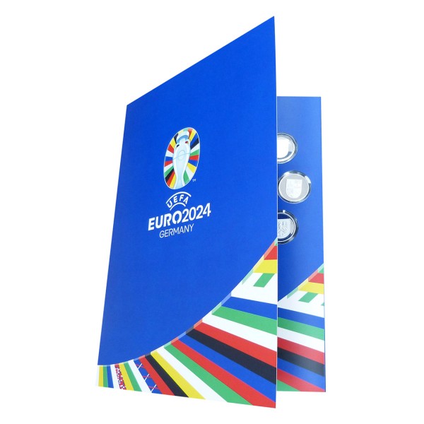 UEFA EURO 2024 Sonderprägung Feinsilber - Gesamtausgabe