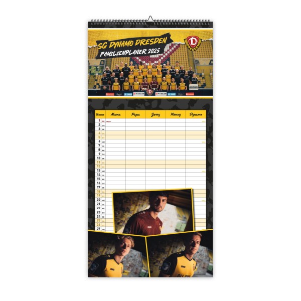 Dynamo Dresden - Familienplaner 2025