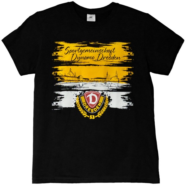 Dynamo Dresden - Herren T-Shirt SILHOUETTE - schwarz